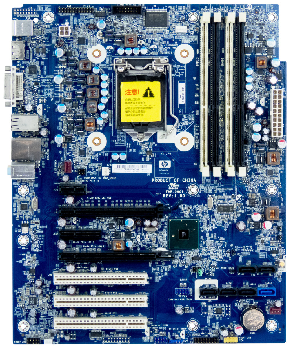 HP 506285-001 FMB-0901 SOCKET LGA1156 DDR3 PCI PCIe ATX pour Z200