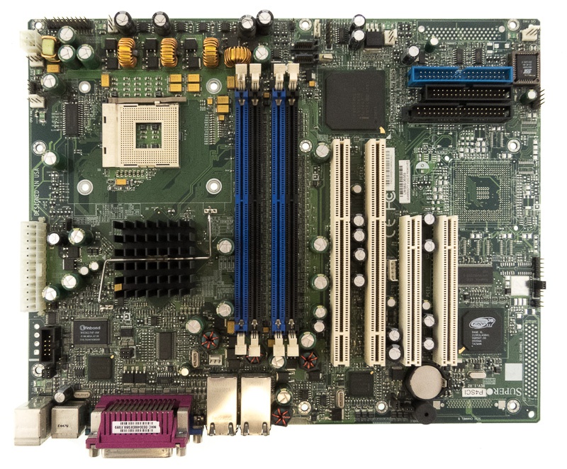 CARTE MÈRE SUPERMICRO P4SCi SOCKET 478 DDR 2x LAN PCI PCI-X