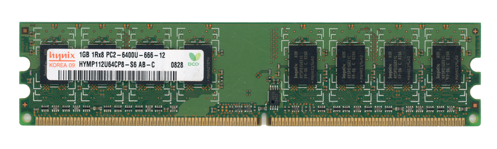 HYNIX 1GB DDR2 PC2-6400U 800MHz HYMP112U64CP8-S6 Non-ECC