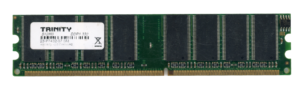 TRINITY 512 Mo DDR PC2700 333 MHz 23-P7432-07SM Non-ECC