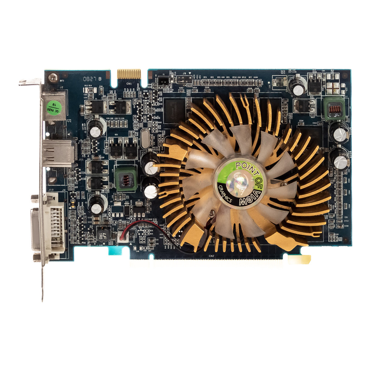 POINT OF VIEW NVIDIA GeForce 9500 GT 1 Go DDR2 R-VGA150909 PCIe x16