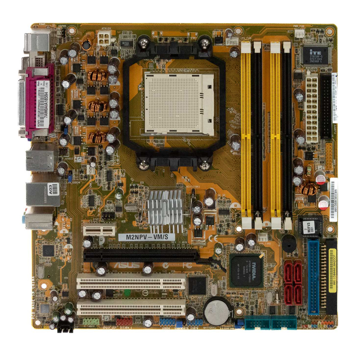 ASUS M2NPV-VM/S SOCKET AM2 DDR2 PCIe PCI SATA IDE mATX