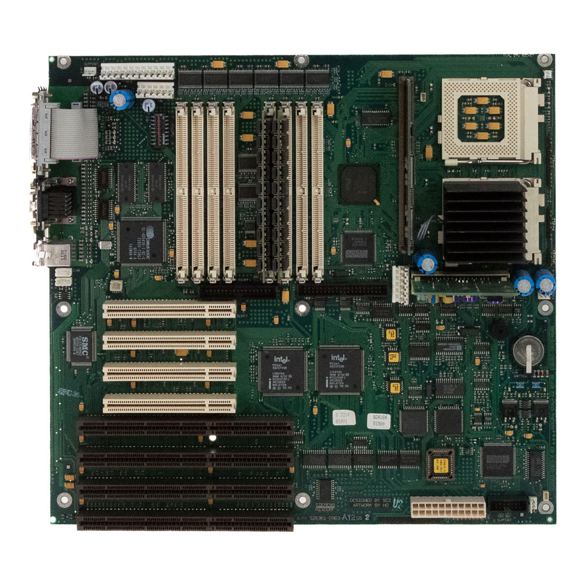 SIEMENS NIXDORF S26361-D963-A12 GS2 DUAL SOCKET 7 / SMP FPM/EDO DRAM SYSTEM BOARD
