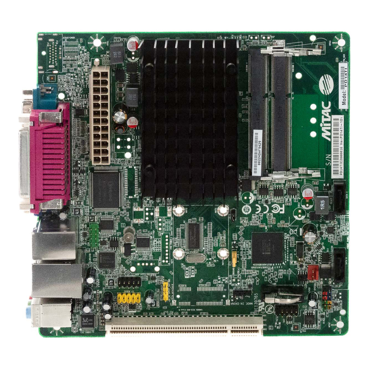 MITAC PD14TI INTEL ATOM D2550 2x 1,86 GHz DDR3 SO-DIMM CARTE INDUSTRIELLE mini-ITX