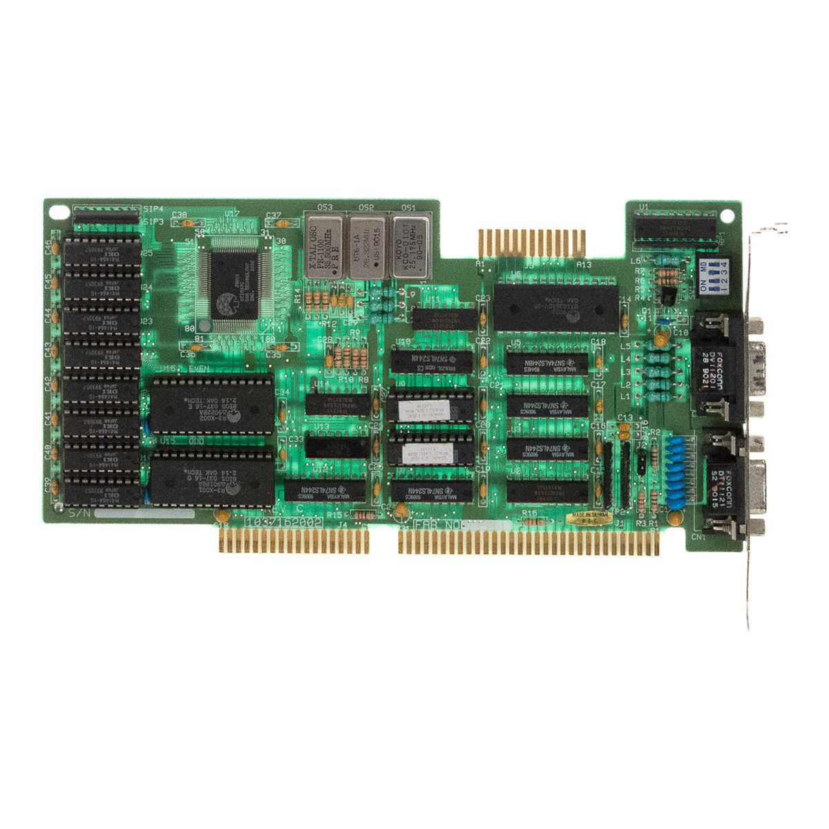OAK OTI037C 512 Ko DRAM 1037162002 ISA 16 bits
