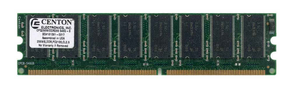 CENTON 256MB DDR PC2100 266MHz CP0256M/DDR266 Non-ECC
