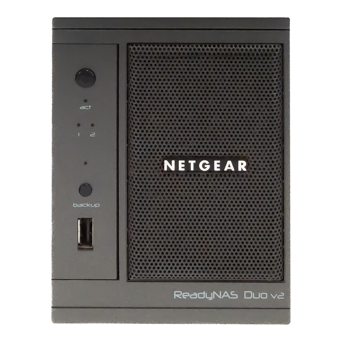 NETGEAR ReadyNAS Duo V2 0GB KIRKWOOD 88F6282 1.6GHz 256MB DDR
