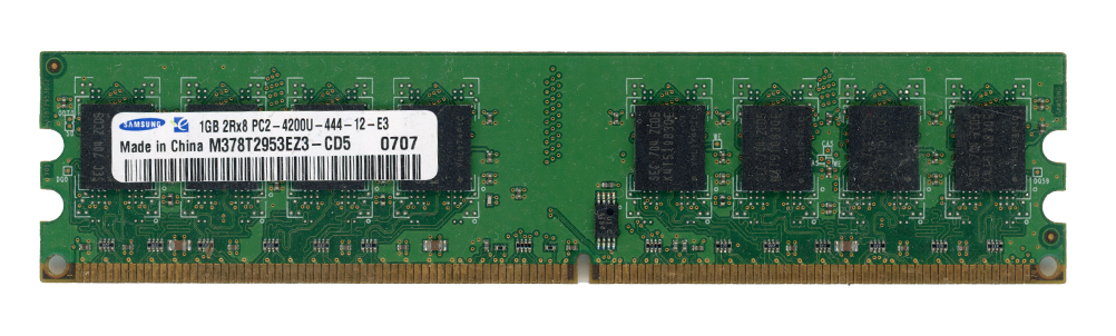 SAMSUNG 1 Go DDR PC2-4200U 2Rx8 533 MHz M378T2953EZ3-CD5 Non-ECC