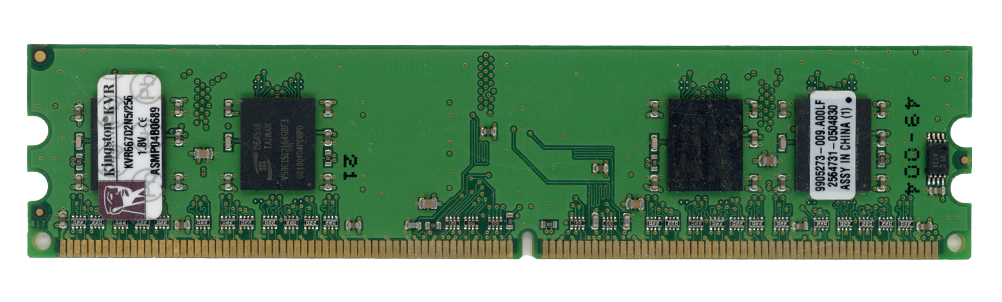 KINGSTON 256 Mo DDR2 PC2-5300 667 MHz KVR667D2N5/256 9905273-009.A00LF Non-ECC