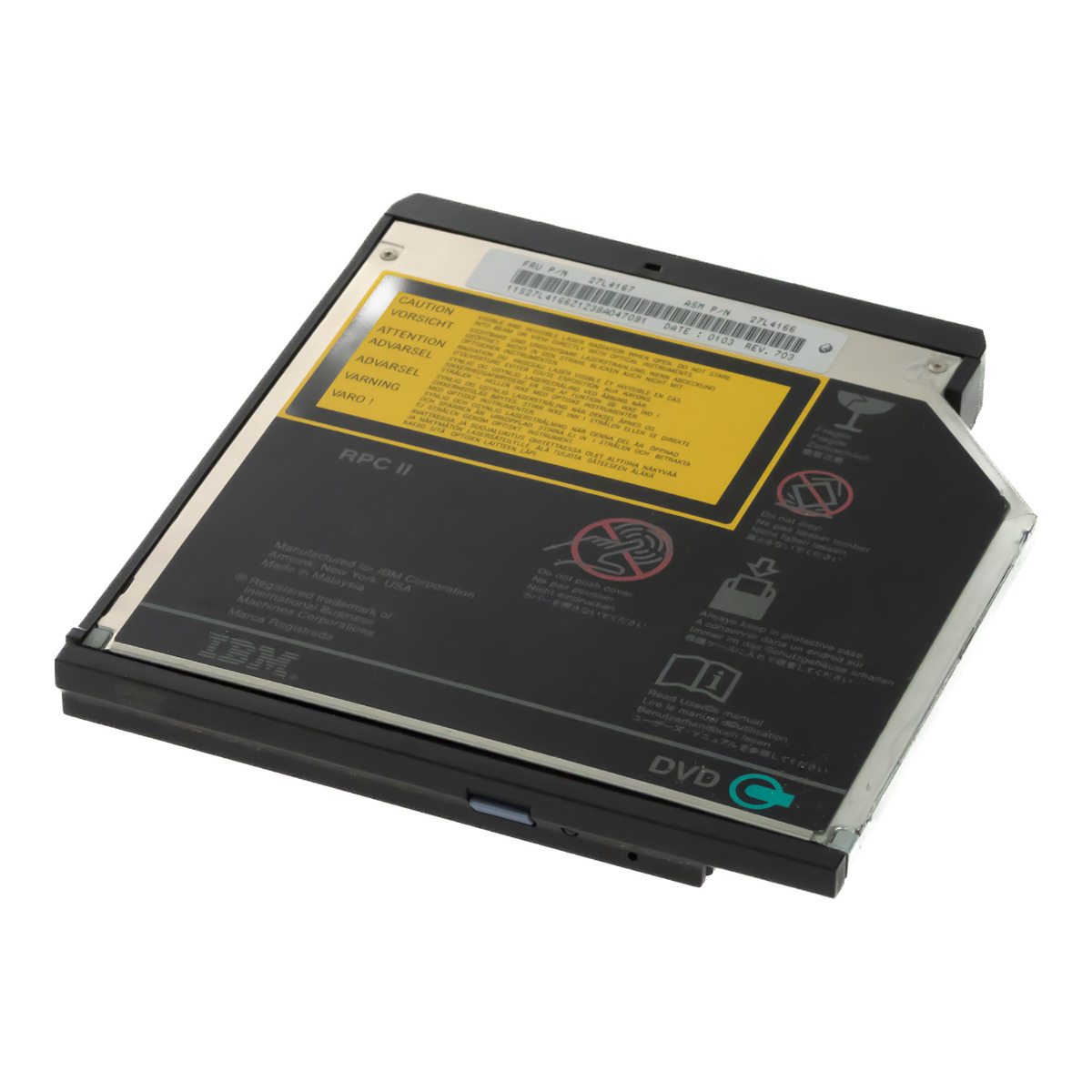 Lecteur DVD-ROM IBM 27L4167 27L4166 GD-S200 IDE Slim