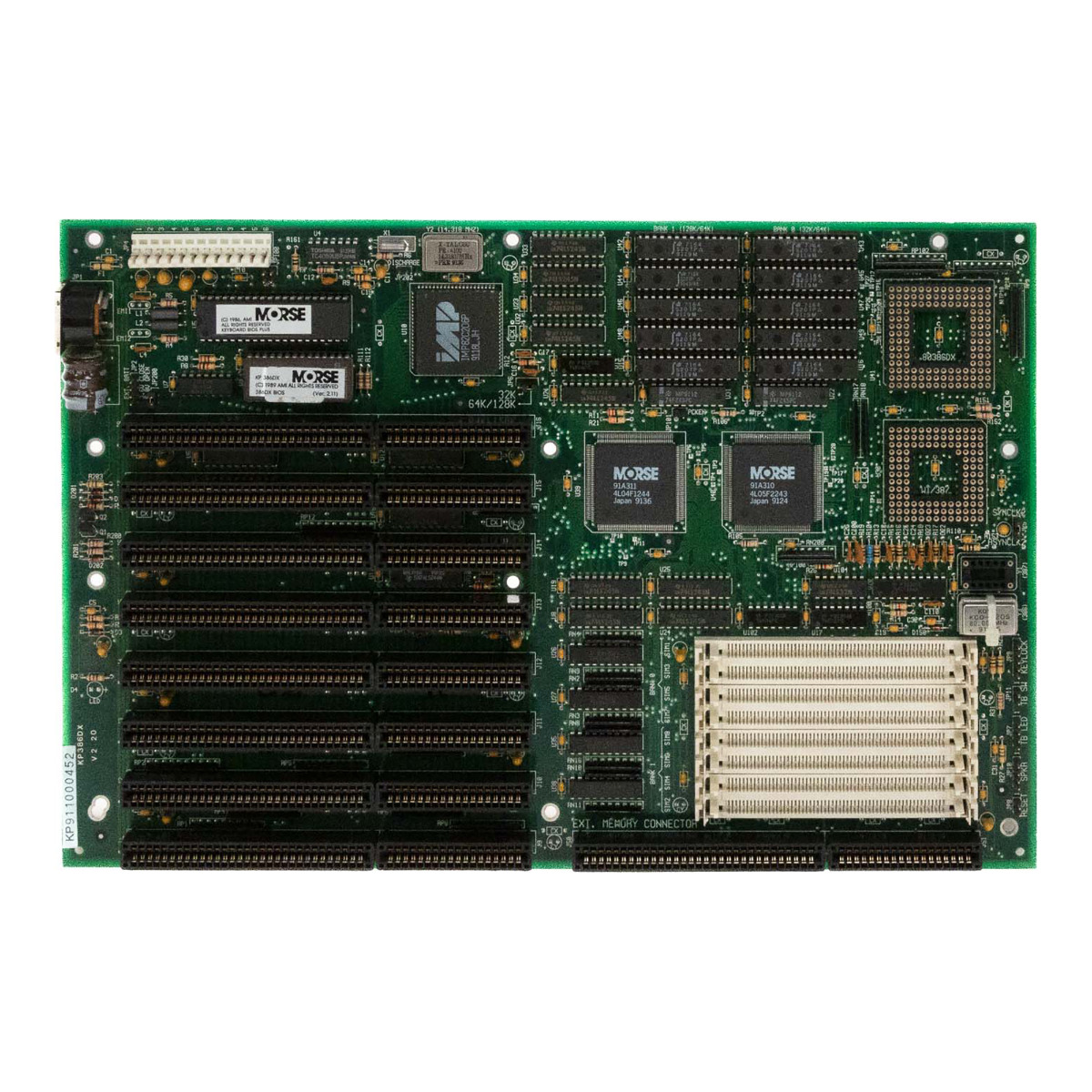 MORSE KP386DX KP 386DX Version 2.20 SOCKET PGA132 SIMM ISA Baby-AT