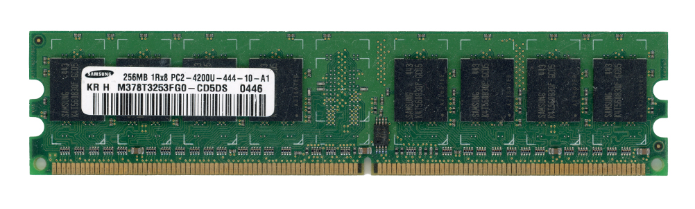 SAMSUNG 256 Mo DDR2 PC2-4200U 533 MHz M378T3253FG0-CD5 Non-ECC
