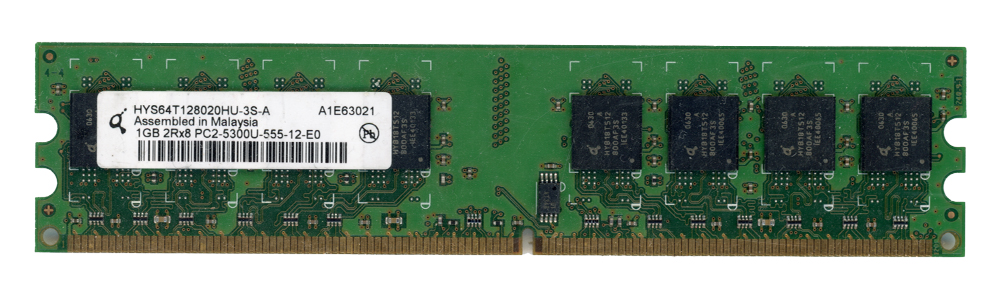QIMONDA 1GB DDR2 PC2-5300U 667MHz HYS64T128020HU-3S-A Non-ECC