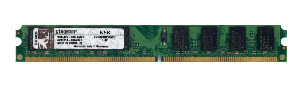 KINGSTON 2 Go DDR2 PC2-6400 KVR800D2N5/2G 800 MHz 9905429-016.A00LF Non-ECC