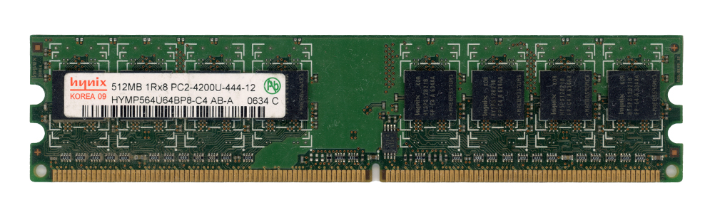HYNIX 512 Mo DDR2 PC2-4200U 533 MHz HYMP564U64BP8-C4 Non-ECC