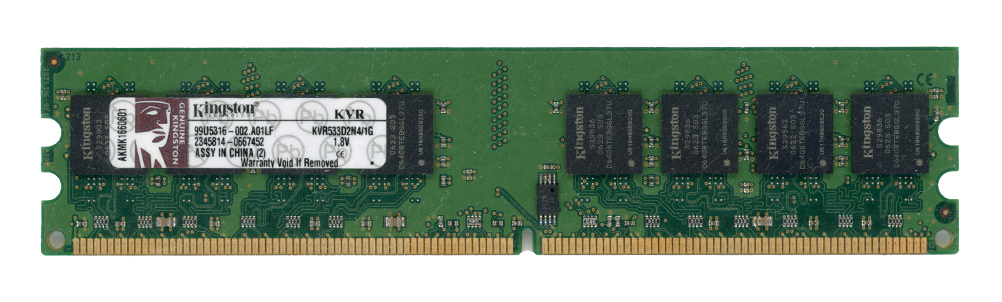 KINGSTON 1 Go DDR2 PC2-4200 533 MHz KVR533D2N4/1G 99U5316-002.A01LF Non-ECC