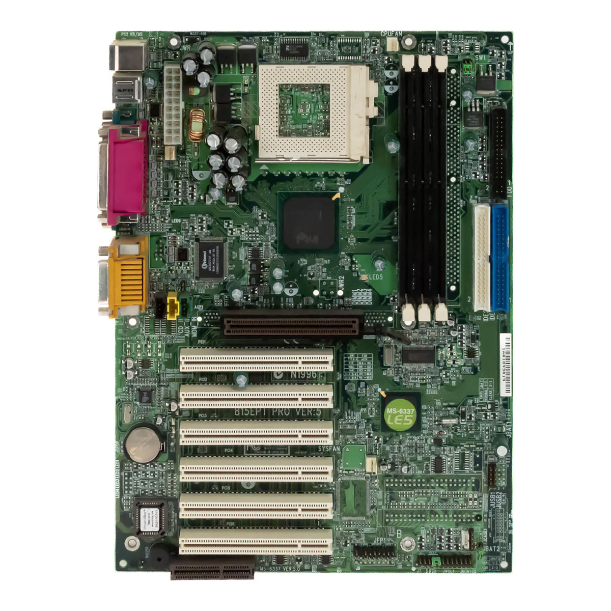 CARTE MÈRE MSI 815EPT PRO VER:5 MS-6337 SOCKET 370 SDRAM AGP PCI CNR ATX