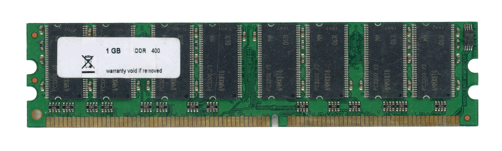 PAMIĘĆ 1GB DDR PC3200 400MHz Non-ECC