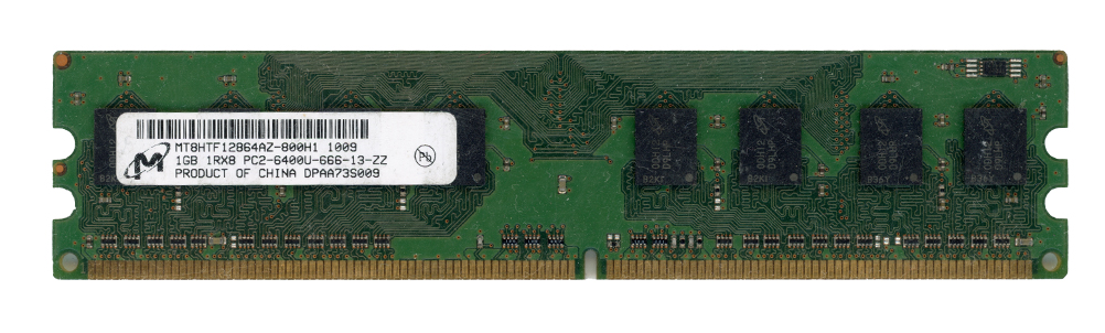 Micron 1 Go DDR2 PC2-6400U 800 MHz MT8HTF12864AZ-800H1 Non-ECC