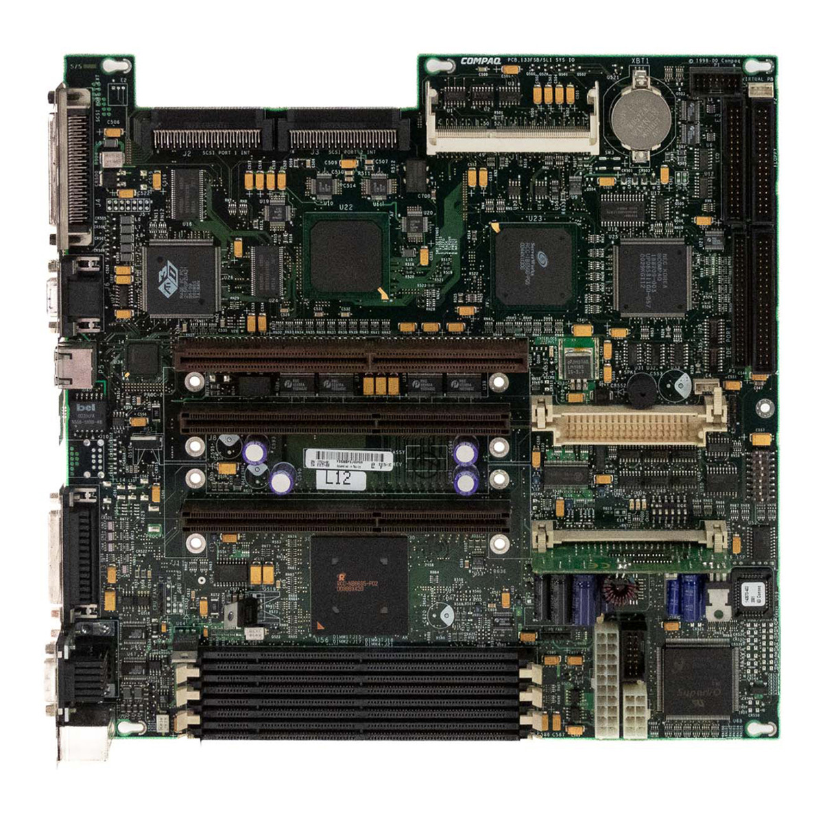 HP Compaq 157824-001 / 010156-103 CARTE SYSTÈME DOUBLE SLOT1 SDRAM pour DL380 G1 CL380 ML370 G1