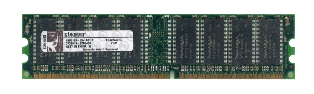 KINGSTON 1 Go DDR PC3200 400 MHz KFJ2847/1G 9905193-054.A01LF Non-ECC