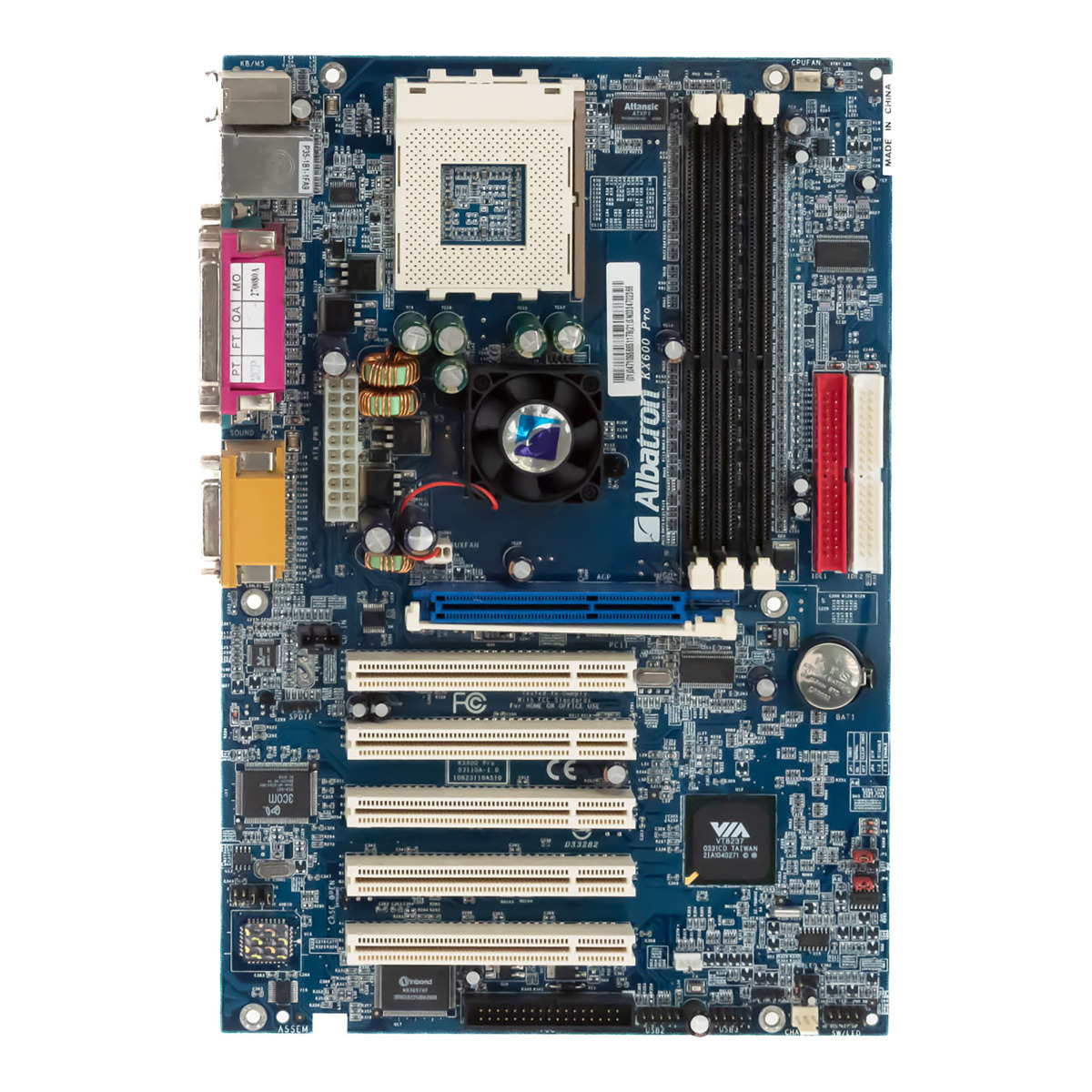 ALBATRON KX600 Pro SOCKET 462 (A) DDR AGP PCI IDE FDD ATX