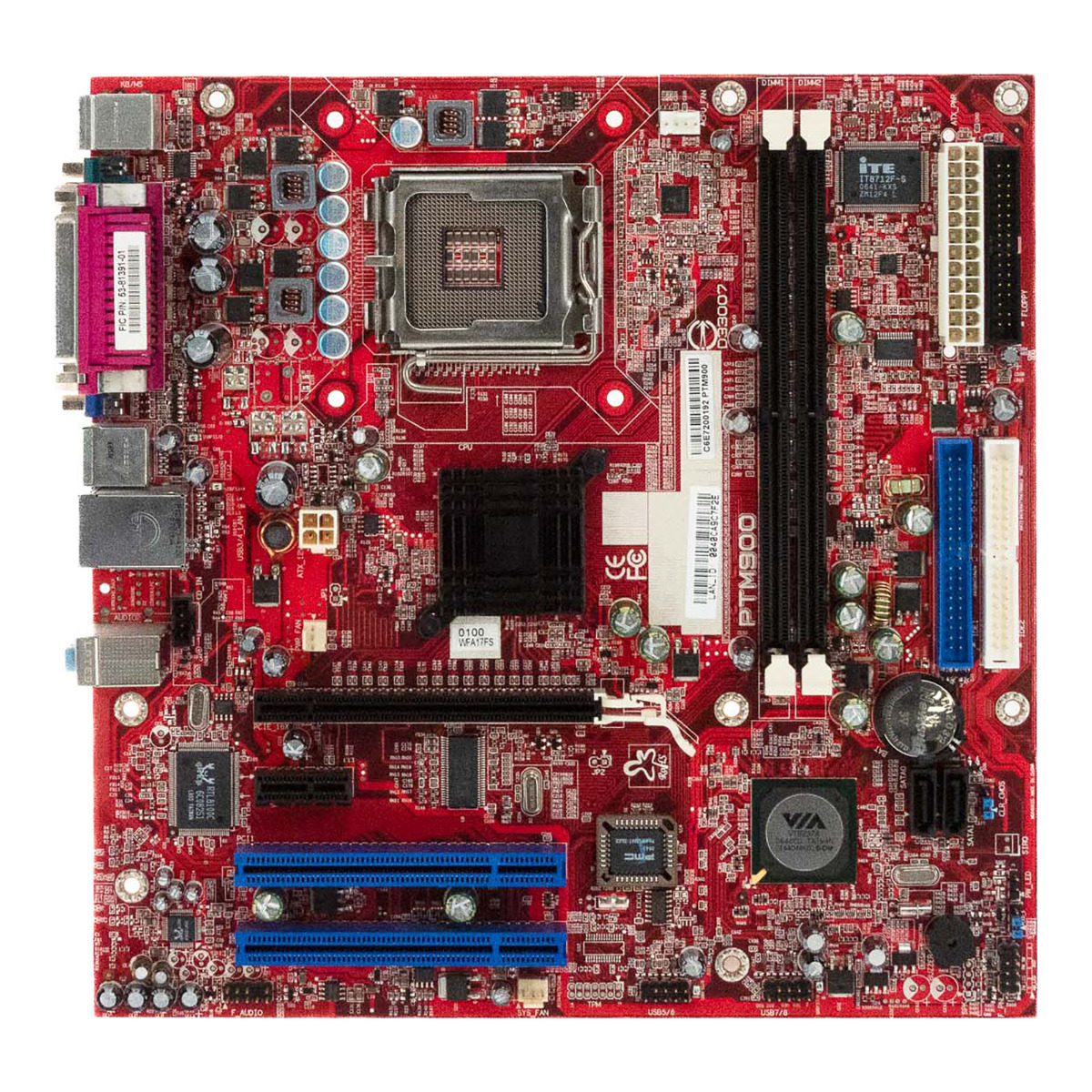 FIC PTM900 SOCKET LGA775 DDR2 PCIe PCI SATA IDE FDD mATX