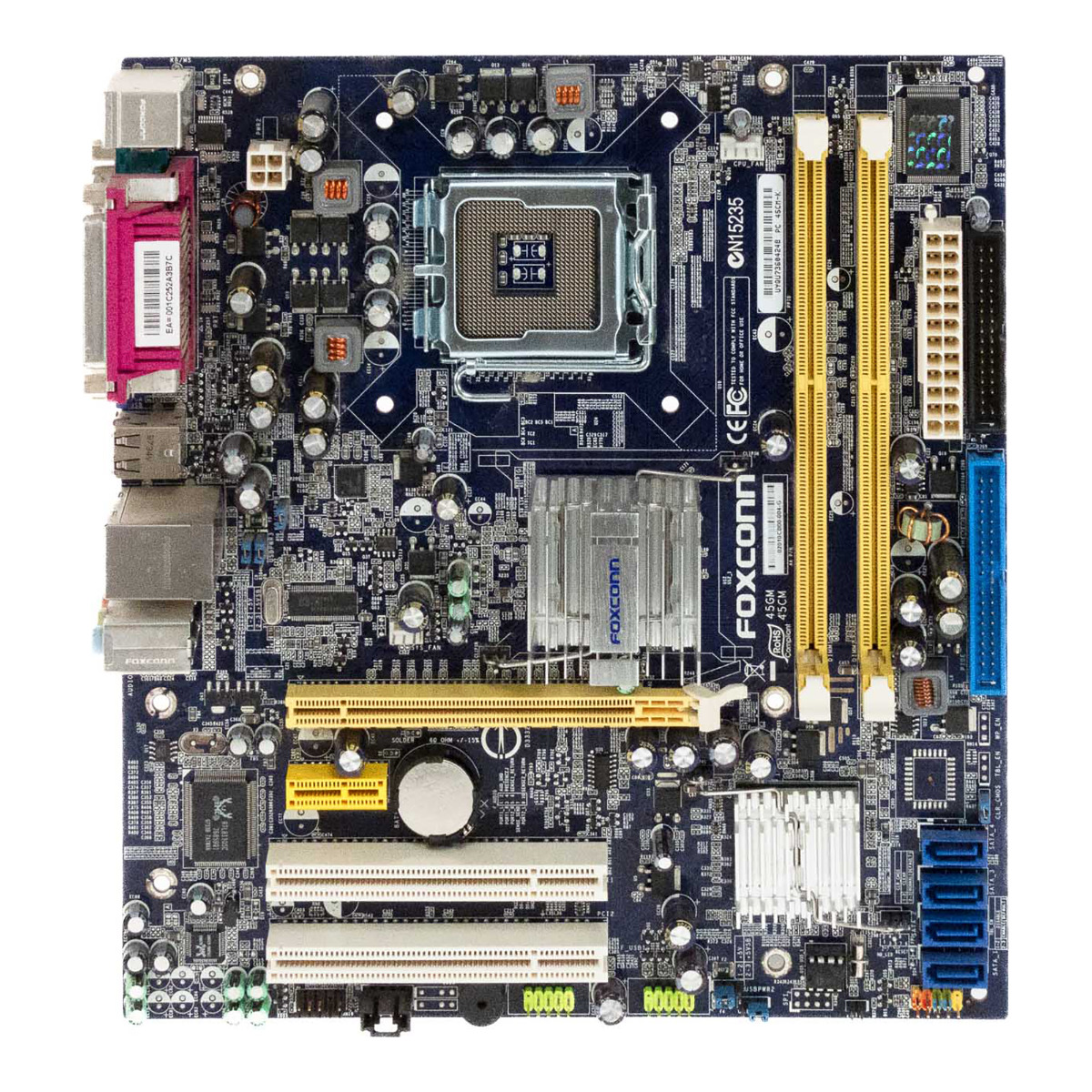FOXCONN 45CM-K SOCKET LGA775 DDR2 PCIe PCI SATA IDE FDD mATX