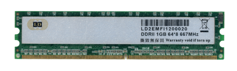 LEGACY DEVICES 1GB DDR2 PC2-5300 667MHz LD-MT202 Non-ECC