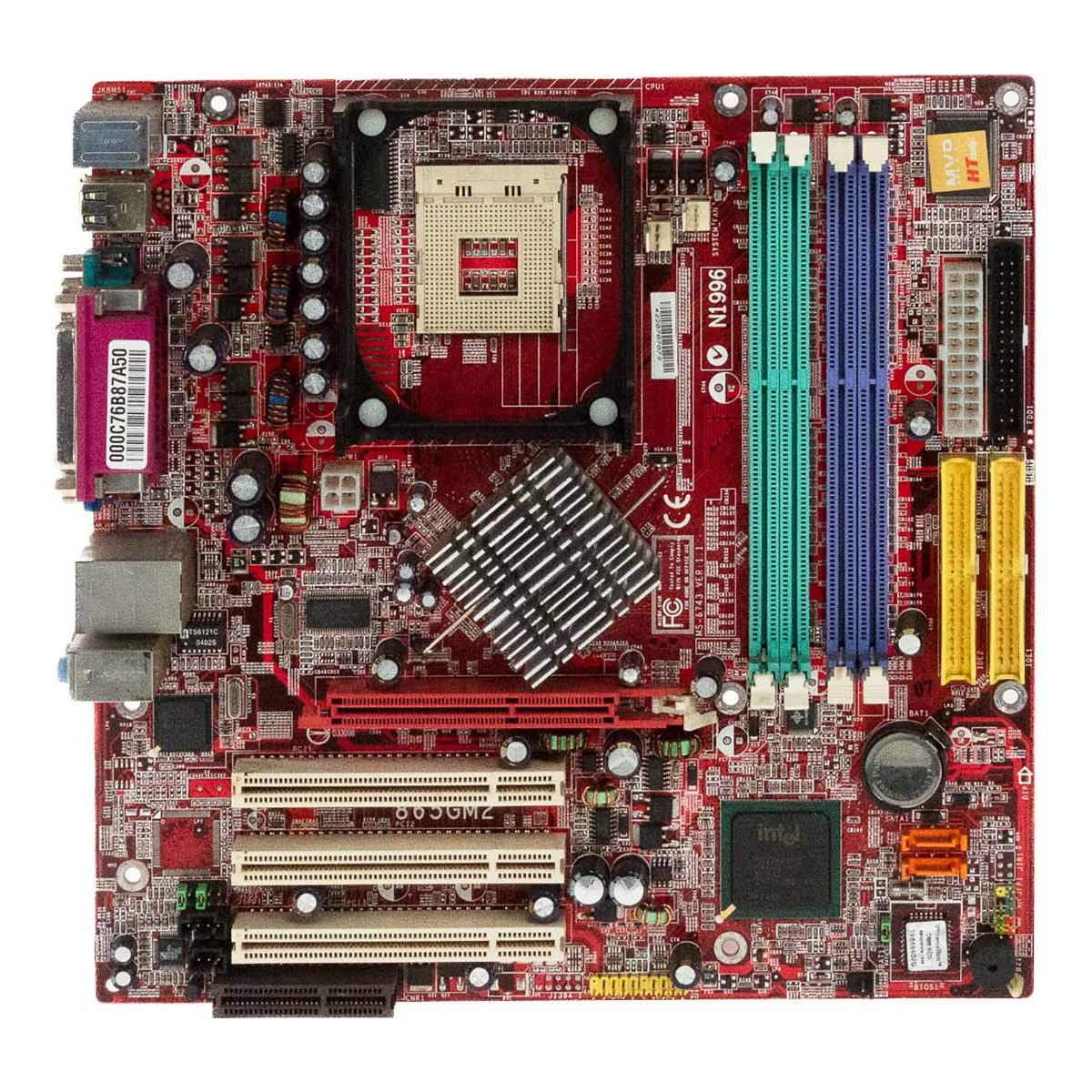 MSI 865GM2 MS-6743 VER:1.1 SOCKET 478 DDR AGP PCI CNR IDE SATA mATX