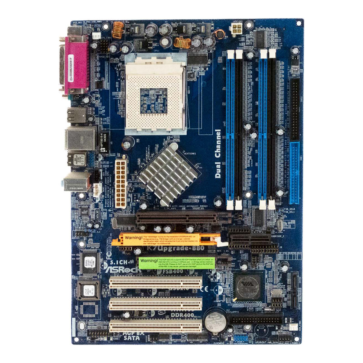 ASROCK K7Upgrade-880 SOCKET 462(A) DDR AGP PCI K8 Bridge Port ATX
