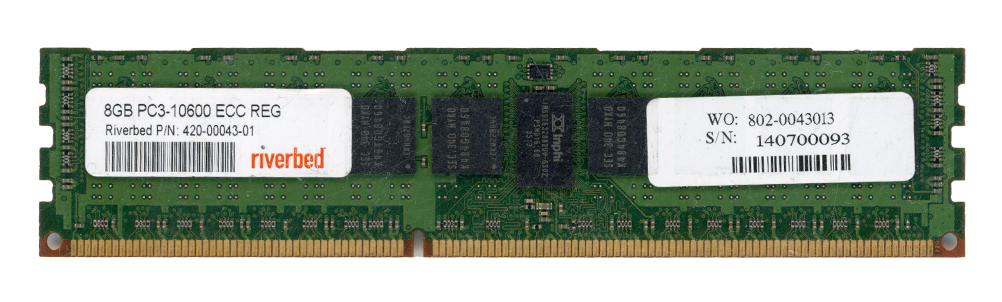 RIVERBED 8 Go 4Rx8 PC3-10600R 1333 MHz 420-00043-01 ECC REGISTERED