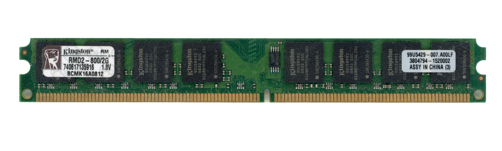 KINGSTON 2 Go DDR2 PC2-6400 800 MHz RMD2-800/2G 99U5429-007.A00LF Non-ECC