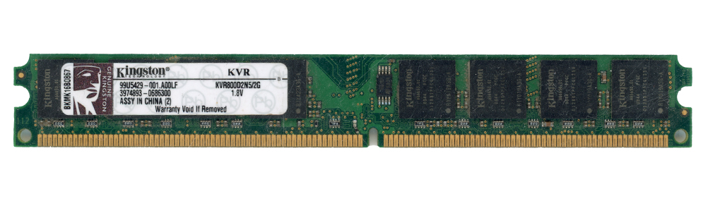 KINGSTON 2 Go DDR2 PC2-6400 KVR800D2N5/2G 800 MHz 99U5429-001.A00LF Non-ECC