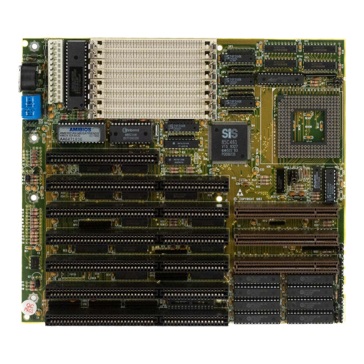 Carte mère MITAC SiS461 Socket 2 (PGA238) SIMM ISA VLB Baby-AT