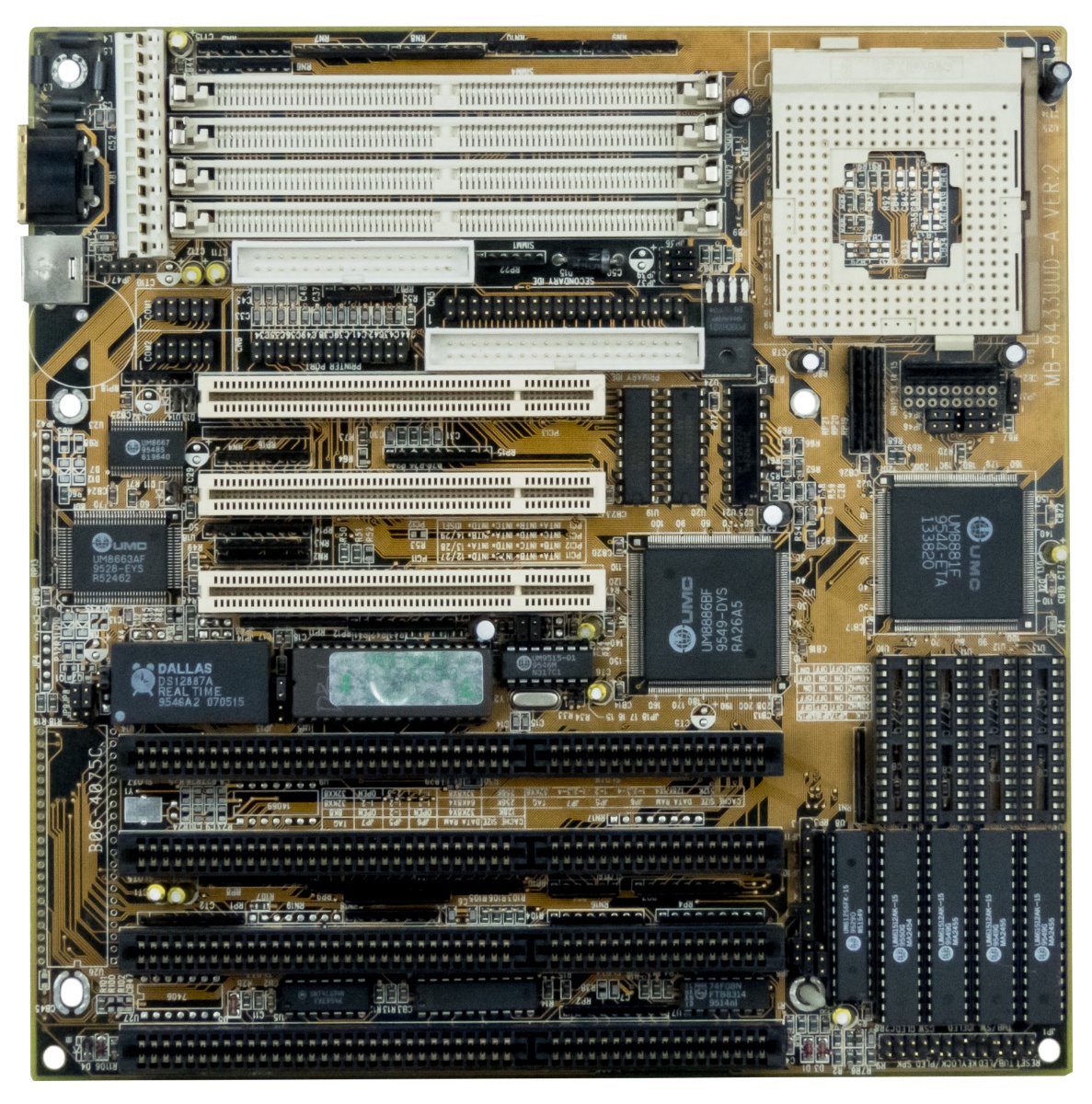 Carte mère BIOSTAR MB-8433UUD-A SOCKET 3 SIMM PCI ISA AT