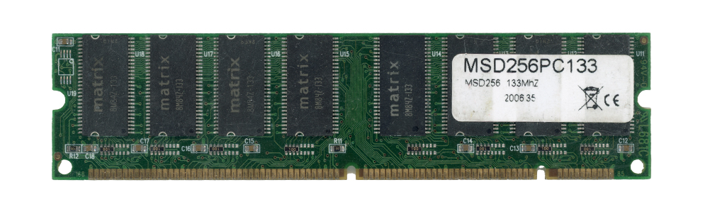 MATRIX 256 Mo SDRAM PC133 133 MHz MSD256 Non-ECC