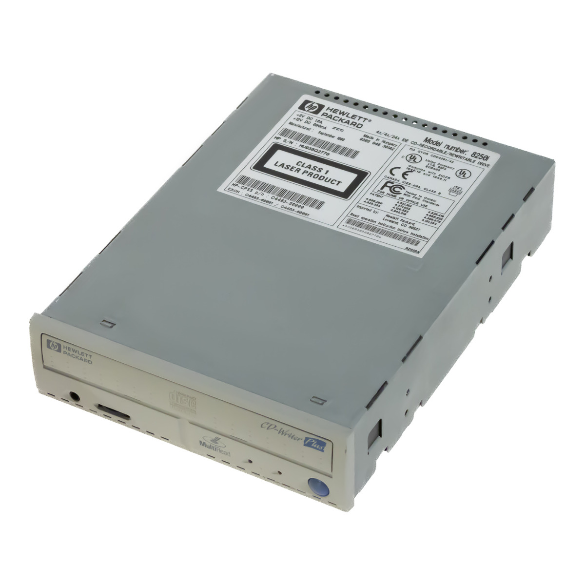 Lecteur CD enregistrable/réinscriptible HP 8250i C4463-56000 IDE 5,25''