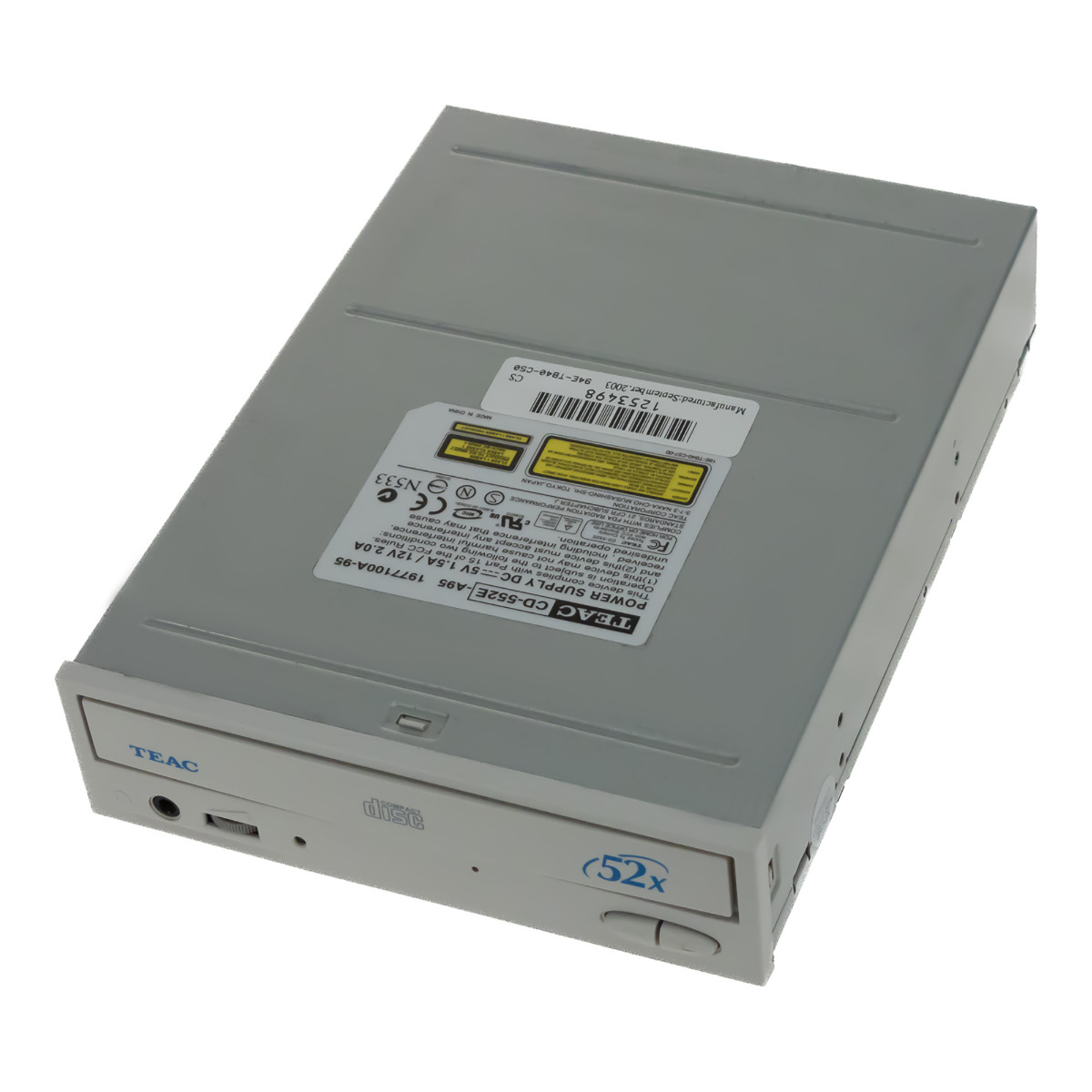 TEAC CD-552E -A95 Lecteur CD-ROM IDE 5,25''