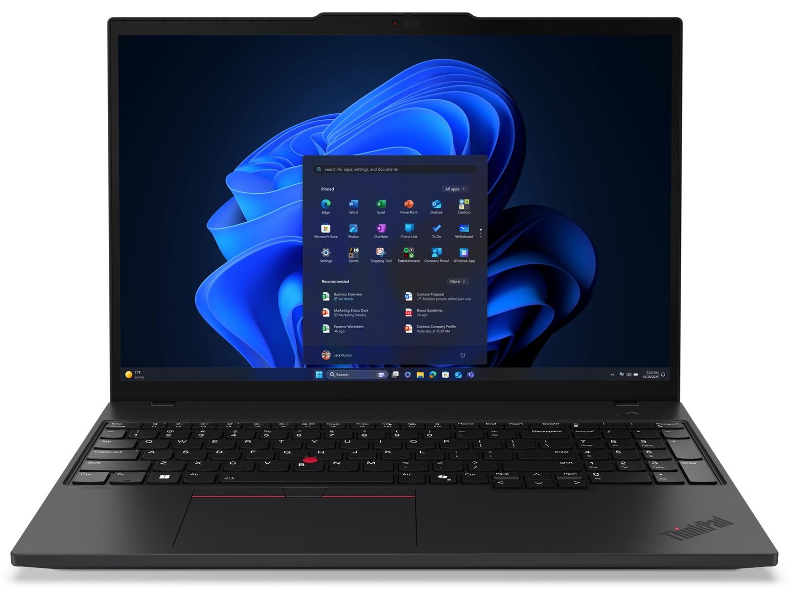 Lenovo ThinkPad T16 Gen 4 - Ordinateur portable 40,6 cm (16") - Intel® Core™ Ultra 5 226V - 16 Go RAM - 512 Go SSD - WUXGA - Windows 11 Pro