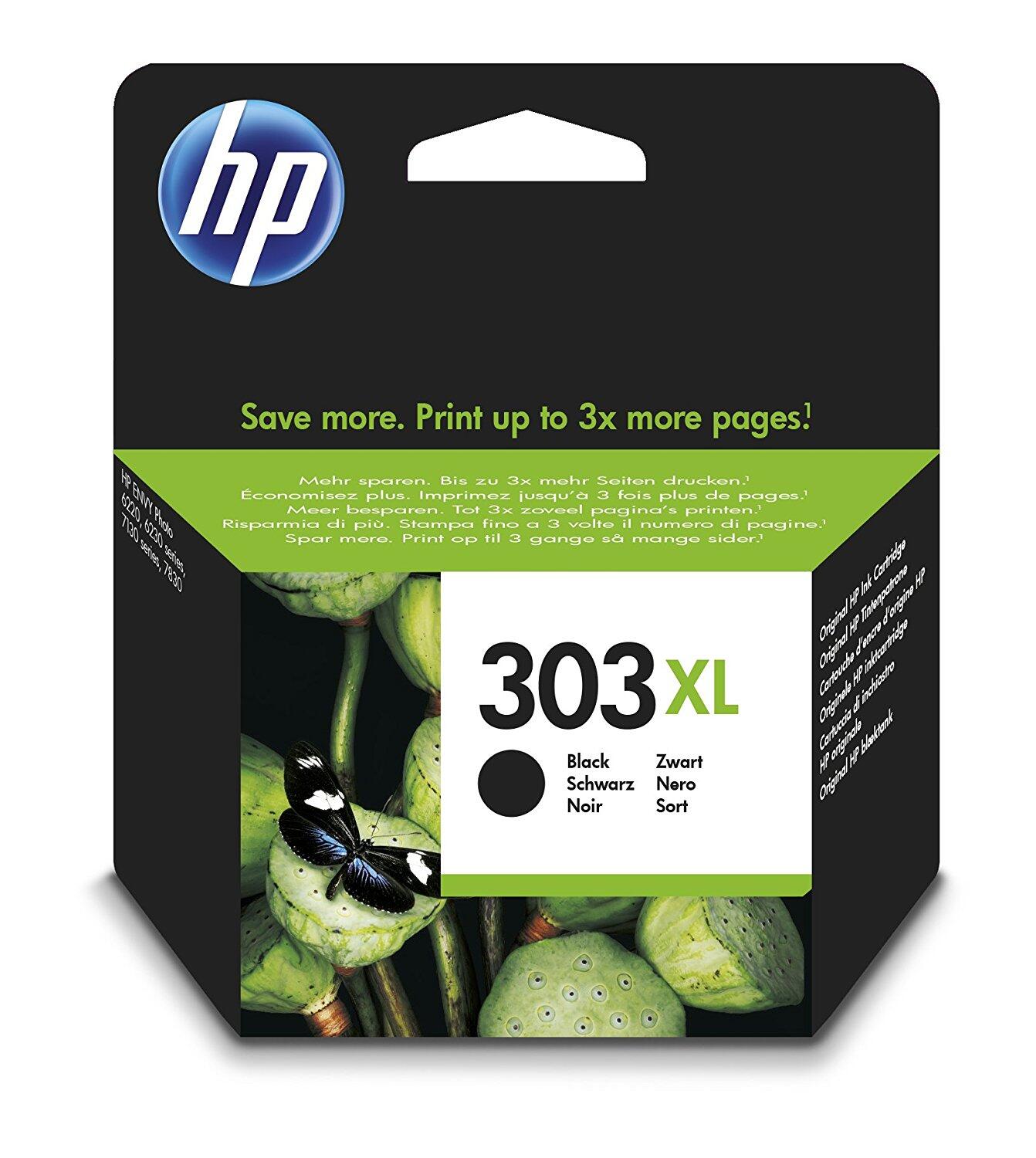 Cartouche d'encre HP Original 303XL noire 600 pages 12 ml (T6N04AE)