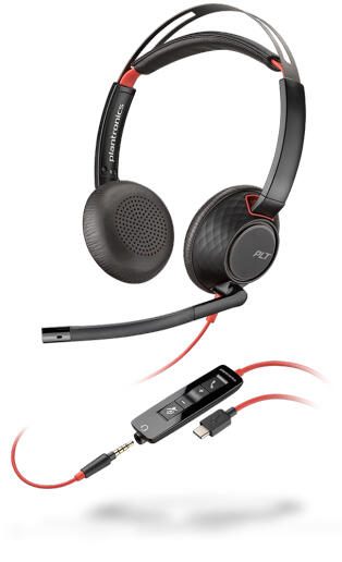 Poly Blackwire 5220 Casque stéréo sur l'oreille USB-C