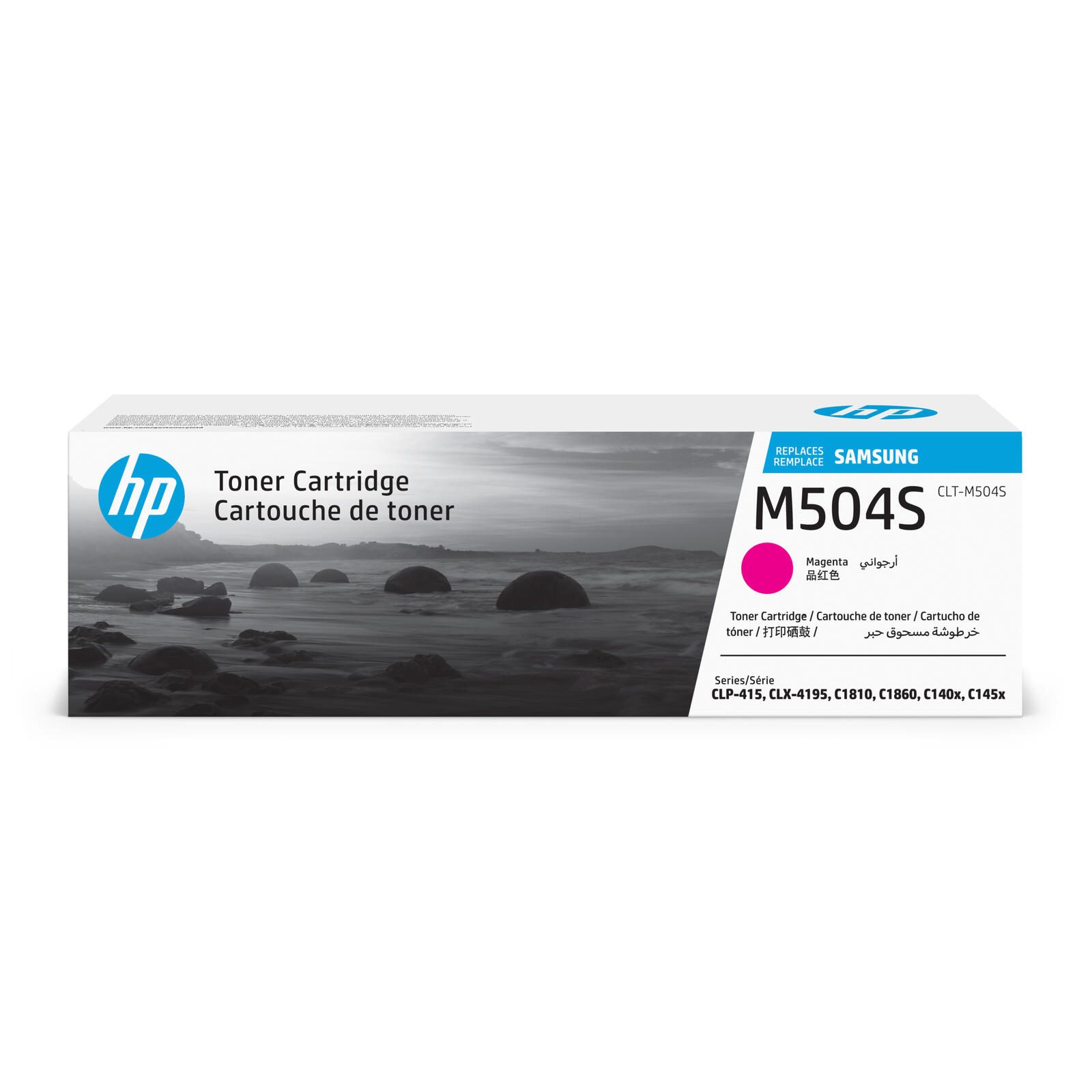Cartouche de toner HP Original CLT-M504S magenta 1 800 pages (CLT-M504S/ELS) pour CLP-415N/NW, CLX-4195FN/FW/N, Xpress SL-C1810W
