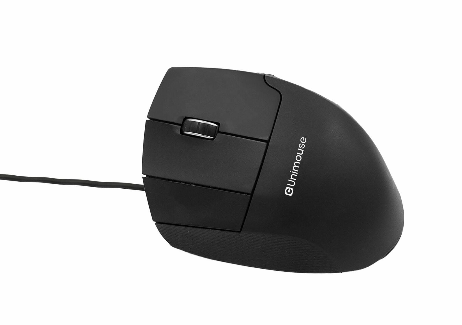 Contour Design UniMouse filaire, pour gauchers, Noir