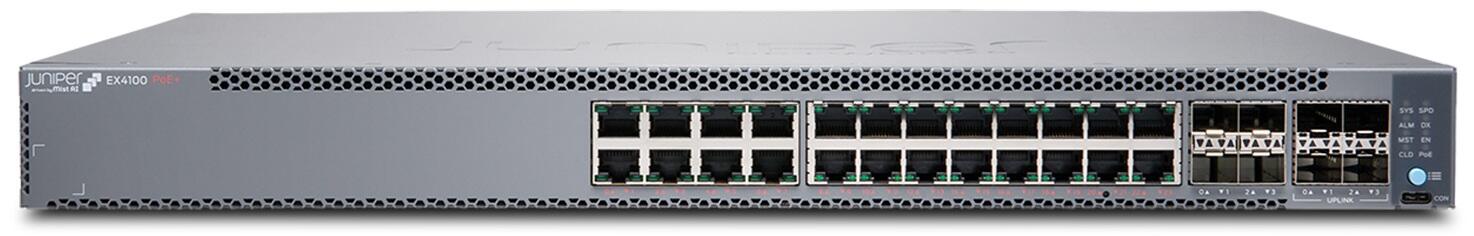 Commutateur géré Juniper Networks EX4100-24P 24 ports HPE
