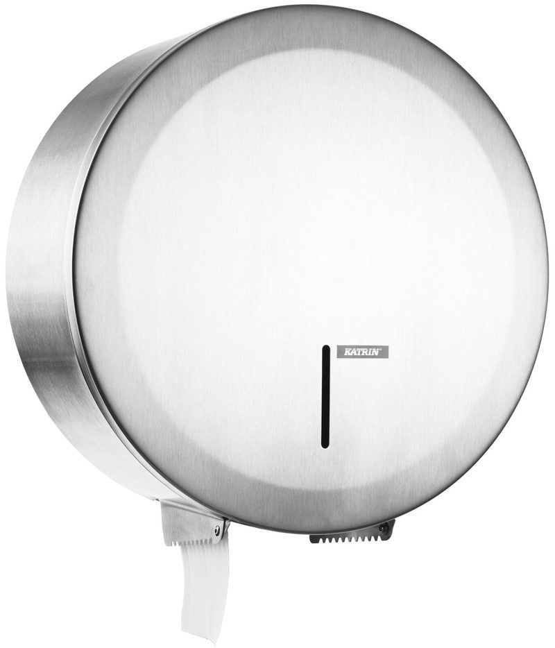 Distributeur de papier toilette KATRIN 1 rouleau Jumbo argenté