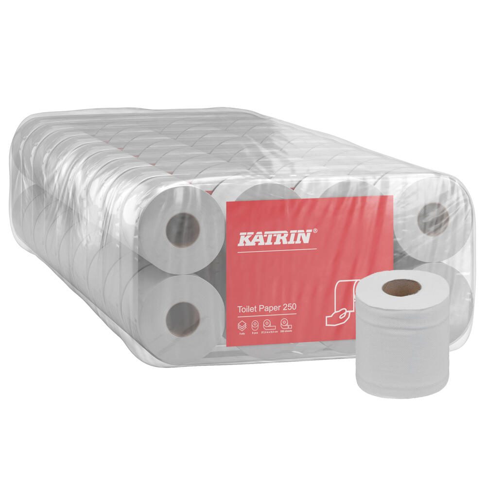 Papier toilette Katrin 3 couches 1 pack = 72 rouleaux