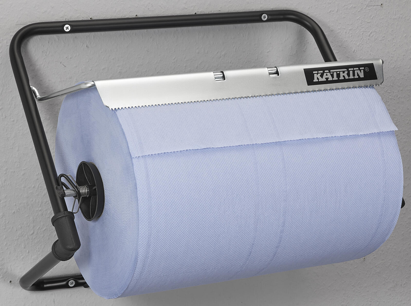Support de rouleau de chiffon KATRIN® 1 rouleau noir