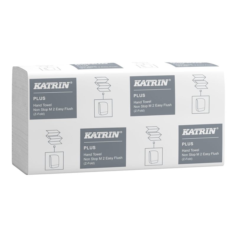 Essuie-tout KATRIN Non Stop M 2 Easy Flush 2 couches 1 carton = 2 400 feuilles