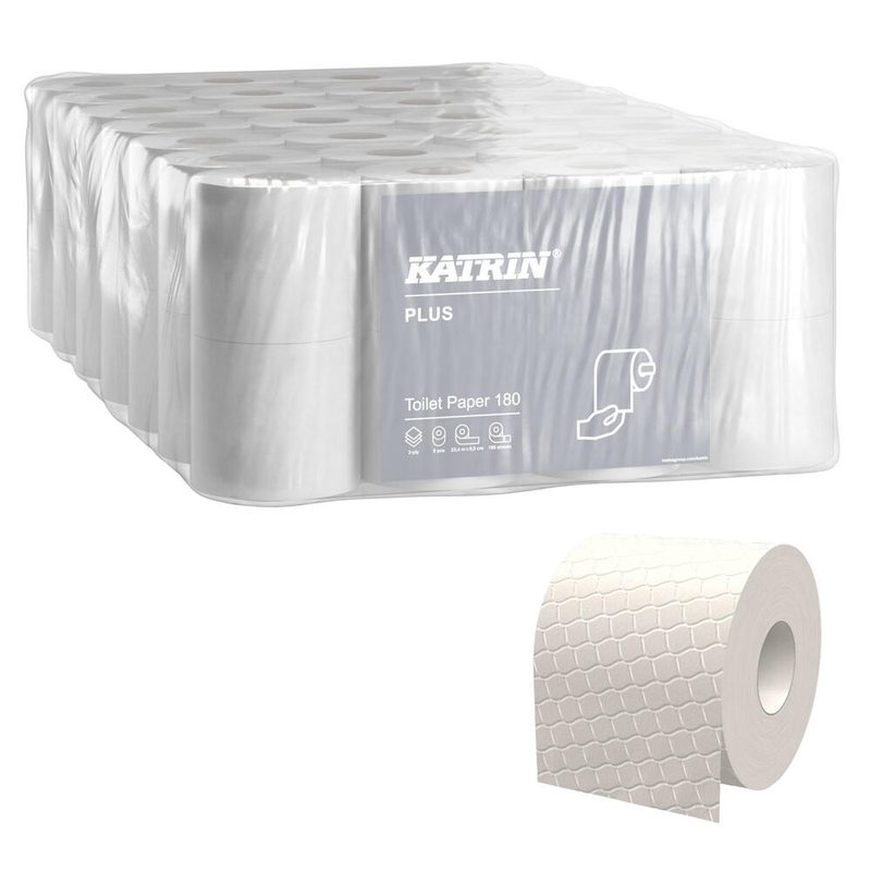 Papier toilette KATRIN PLUS 3 couches 1 pack = 56 rouleaux